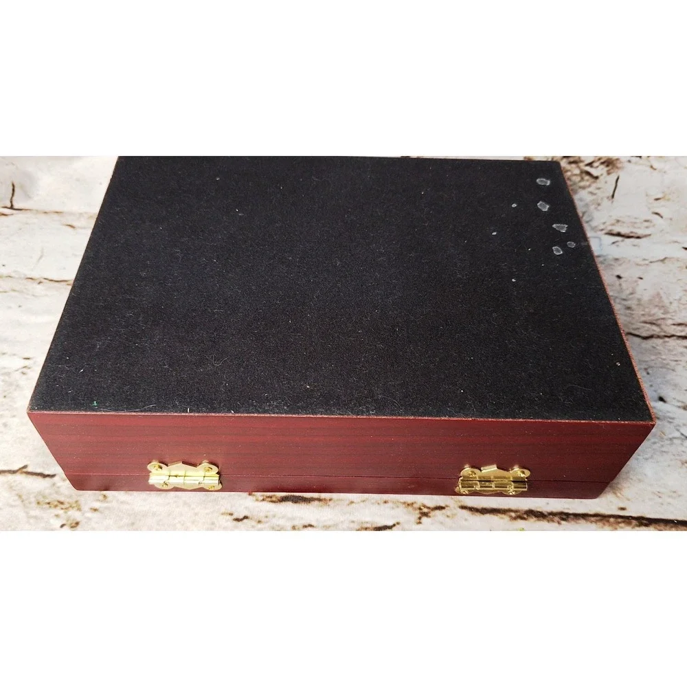 Lovely & Exquisite Cherry wood box for Bentley's Finest Tea‎ removable dividers